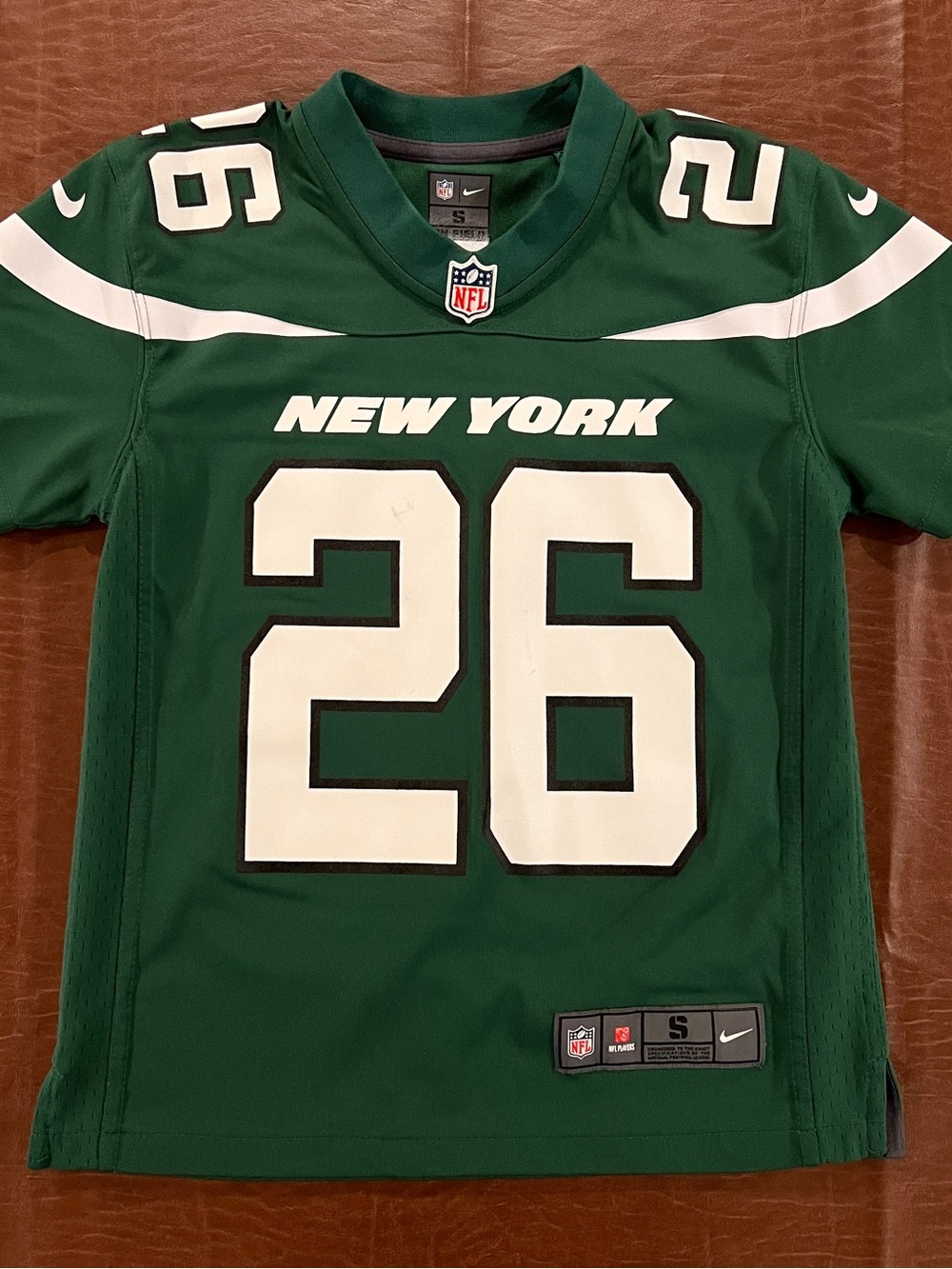 Nike On Field New York Jets Le'Veon Bell #26 Youth Jersey - Size Small
